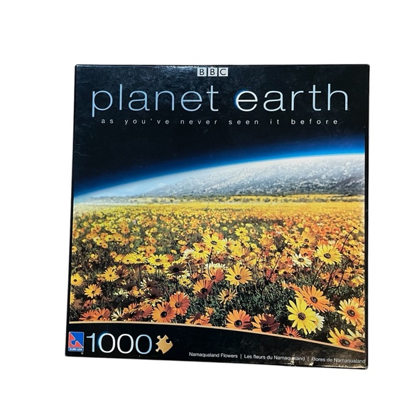 BBC Planet Earth - Namaqualand Flowers - 1000 piece Puzzle - Picture 1 of 3